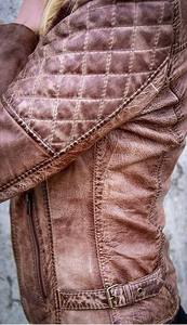 Veste en cuir pour hommes de haute qualité lavage et finition à la cire vêtements d'extérieur légers de printemps vêtements de mode élégants fabriqués à Sialkot Pakistan - Product Image 4