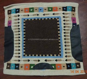 Manta de Silla de Montar para Caballo de Lana de Nueva Zelanda Genuina de Primera Calidad, con Forro de Fieltro Occidental y Exterior de Lana - Product Image 6