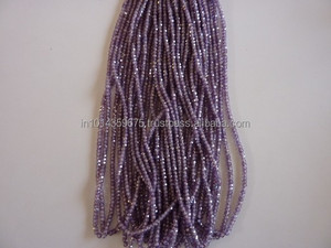 Cuerdas de forma redonda de amatista africana, venta al por mayor, cristales facetados, joyería de moda, collares, cuentas - Product Image 3