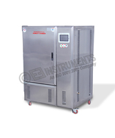 Chambre de Stabilité Électronique EIE EIE-106 avec Écran LCD, Acier Inoxydable Poli Miroir 304, Plage de Température 10-90°C pour Tests