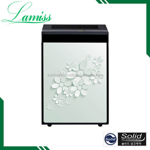 Ignifuge et résistant au cambriolage mot de passe sécurisé coffre-fort LED écran tactile clé de verrouillage électronique 1 tiroir 1 étagère APS-76 Lamiss - Product Image 1