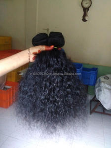 Extensions de cheveux Remy vierges indiens non transformés pour le tissage des cheveux-Fourniture en gros de cheveux humains bouclés - Product Image 3