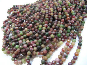 ลูกปัดรูบี้โซไซต์สีเขียว รูบี้โซไซต์แอฟริกัน ขนาด 6 มม. ผิวเรียบ หินธรรมชาติสำหรับทำเครื่องประดับ ได้รับการรับรองจากผู้ตรวจสอบภายนอก บริษัทคอสซัลต์ เอ็กซ์พอร์ต - Product Image 4