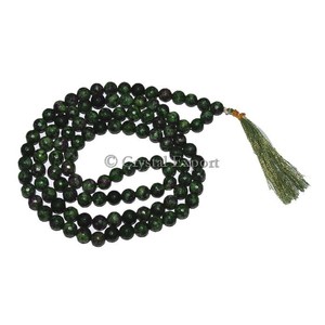 Rubí Fuchsite facetado, 108 cuentas, Jap Mala - Product Image 1