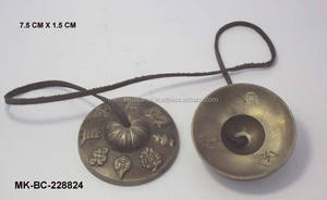 Cloche de méditation Tingsha, accessoire simple - Product Image 4