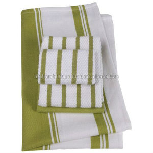 <b>Waffle</b> Cotton Dish <b>Towels</b> Decorative Printed Pure Cotton Bulk Wholesale OEM ODM Kitchen <b>Towel</b> Export India - Product Image 1