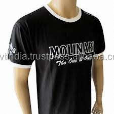 Impression numérique personnalisée col en V coton T-Shirt grande taille décontracté à manches courtes noir avec la conception vierge - Product Image 2