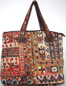 Nuevo bolso de mano con correa de cuero a la moda, bolso de mano Gypsy Banjara, bolso de mano Tribal Banjara - Product Image 1