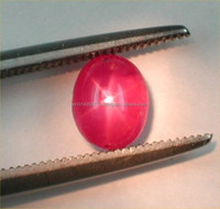 Lot de rubis rouges naturels ronds cabochons non chauffés, certifiés par un tiers, taille personnalisable, Coszcatl Exports