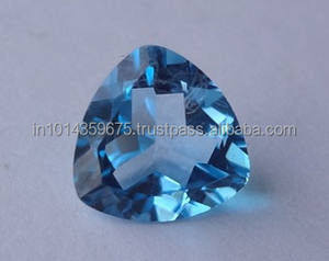 
 
 
 Topaze bleue naturelle, pierres précieuses en vrac, taille facettée, taille personnalisée, vente en gros, certifiée par un expert tiers, Coszcalt Exports Natu - Product Image 2