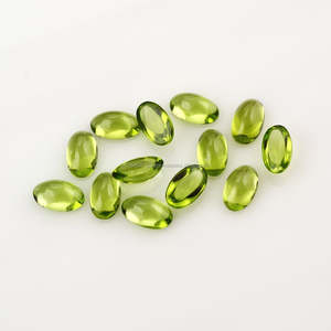 Cabujón de peridoto Natural de alta calidad, piedra preciosa suelta ovalada, pedido a granel de alta calidad, mayorista, piedra preciosa Natural de la mejor calidad - Product Image 2