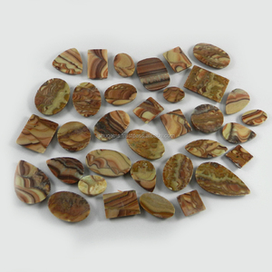 Gms-cabujones de gemas sueltas para mujer, cabujones de jaspe rojo Natural de forma libre, 34 unidades, 100 - Product Image 1