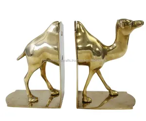 Marcadores, marcadores de camel, estante vintage de latão