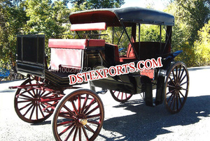 รถซินเดอเรลล่ารถม้าในทางกลับกันรถม้า/สี่ล้อเจ้าหญิงรถม้า/รถม้าสีดำที่มีหลังคาคลุม - Product Image 3