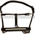OWE Cuero Genuino Inglés Sillín Diseño Halters con Perlas Acolchado Suave Modelo 7863022 - Product Image 2