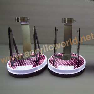 Présentoir de bouteille de vin léger à led de comptoir en acrylique personnalisé - Product Image 6