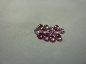 Cabujones redondos de turmalina natural de 7mm, colgantes y dijes de colores mezclados para hacer joyas, hallazgos y componentes - Product Image 5