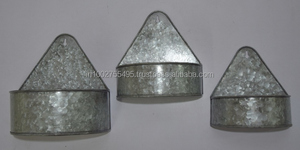 Macetas de Metal Galvanizado Estilo Americano de Diseño Simple, Decoración de Interiores para el Hogar, Macetas para Plantas Verdes y Flores - Product Image 4