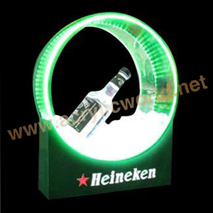 Support d'affichage lumineux LED en acrylique écologique pour bouteilles d'eau et spiritueux avec logo personnalisé pour la publicité - Product Image 6