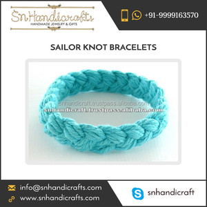 Bracelet en nœud marin fait main de haute qualité disponible en gros – Créations artisanales - Product Image 1