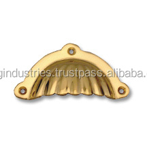 wholesale Solid Brass <b>drawer</b> <b>pull</b> Handle Kitchen Cabinet Hardware puller handle - Product Image 5