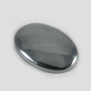 Cabujón ovalado de silicona natural de 23x16 mm, 1.90 g, piedra preciosa suelta para joyería - Product Image 3