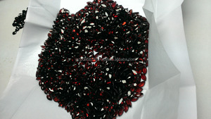 Granate Rojo Zambiano en Forma de Marquesa, Gemas Sueltas 100% Naturales, Piedras Facetadas de Alta Calidad para Joyería, Uso Elegante - Product Image 3