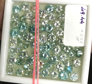 ผสมสีรอบสดใสตัด Moissanite หลวมสำหรับราคาขายส่งขาย - Product Image 3