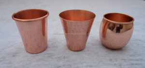 100% Food Safe Pure Copper Shot <strong>Cup</strong> From India - Product Image 2