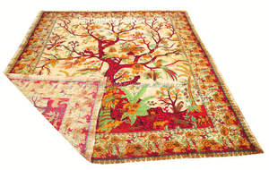 Tapices de vida de árbol de Mandala indio, colgante de pared con estampado bohemio Hippie y colcha de sábana, arte decorativo para el hogar - Product Image 5