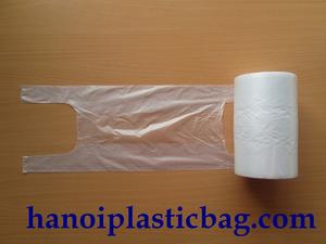 LDPE plastic bags for food packing T-shirt plastic bag on roll - Product Image 2