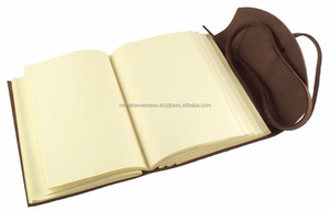 Cuaderno de Tapa Dura Encuadernado en Cuero Genuino Vintage, Hecho a Mano, Papel de Algodón Libre de Madera, 100 Hojas, Sin Líneas/con Líneas, Diario de Bocetos, Regalo - Product Image 2