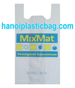 Sac en plastique HDPE pour T-shirts, impression de qualité pour supermarché - Product Image 3