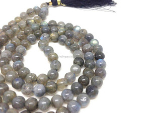 Vente en gros Malas: Labradorite AAA Natural 6mm Jap Mala, collier de perles Mala, chapelet, lot en gros - Product Image 4
