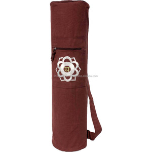 Diseño de bordado Etiqueta privada Fabricación India Yoga Spike Mat Bag - Product Image 1