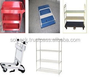 Carrito de compras de acero inoxidable, carrito de supermercado de alta calidad (YD-60E), venta al por mayor, 2021 - Product Image 4