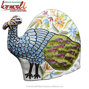 Rooster Colourful Handmade Embroidery Teapot <b>Tea</b> <b>Pot</b> Cozy Cover - Product Image 5