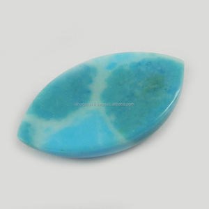 Piedra Preciosa Natural de Larimar, Cabujón Marquise de 17x30 mm, 3.25 g - Product Image 4
