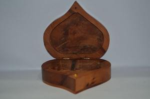 Caja de Joyería en Forma de Corazón de Madera de Teca, Arte Popular Marroquí, Decoración del Hogar, Logotipo Personalizado, Alta Calidad, Venta al por Mayor - Product Image 3
