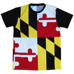 Camiseta de tirador con la bandera de Maryland - Product Image 1