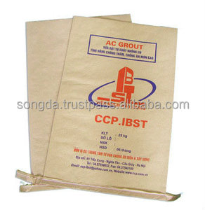 Bolsa de papel Kraft al por mayor hecha en Vietnam, ampliamente utilizada para la construcción de papel Kraft laminado PP bolsa tejida - Product Image 2