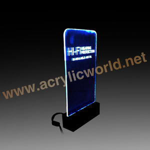 Panneau acrylique éclairé par LED, publicités/panneaux LED pour l'extérieur - Product Image 1