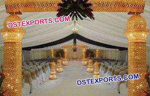 Wedding Dev Pillars Puerta de bienvenida Boda hindú Puerta de entrada Diseño Devdas Puerta de bienvenida Australia - Product Image 3