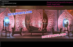 Marcos de boda indios para decoración de escenario, paneles de fondo de boda, paneles de fibra de automontaje - Product Image 2