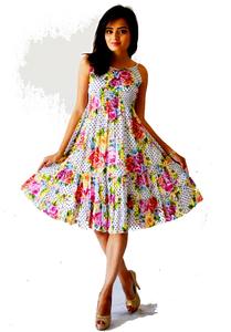 ROBE DÉCONTRACTÉE MIGNON PARFAITE POUR LA FÊTE À LA PLAGE - Product Image 3