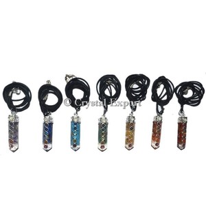 Colgante orgonita Chakra lápiz collar con taxis conjunto: calidad superior orgonita Chakra collar disponible en línea Chakra conjuntos - Product Image 1
