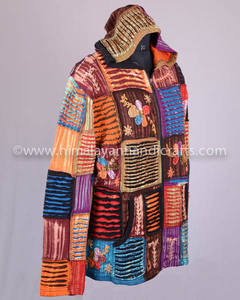 Veste à capuche de style bohème, rasoir coloré et personnalisé avec rayures, nouvelle collection CSWJ 415B - Product Image 5