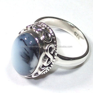 Anillo de Plata de Ley 925 más vendido, piedras preciosas de mística Prístina, estilo bohemio de plata auténtica, joyería India al por mayor - Product Image 1