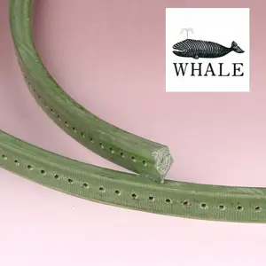 The Whale Belt Lacing Co., Ltd. adjustable in length perforated V belt. Made in Japan (link belt)