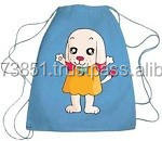 Mochila con logotipo impreso de algodón de estilo Unisex, tela encantadora colorida para uso escolar, patrón personalizable, portátil para adolescentes - Product Image 4